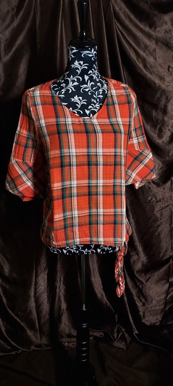 Oddy Blouse Checkered Women/Teens Size Small